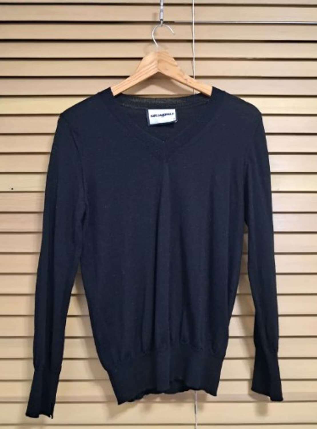 Karl Lagerfeld 칼라거펠드 여성 V넥울100니트 55사이즈 상품이미지2