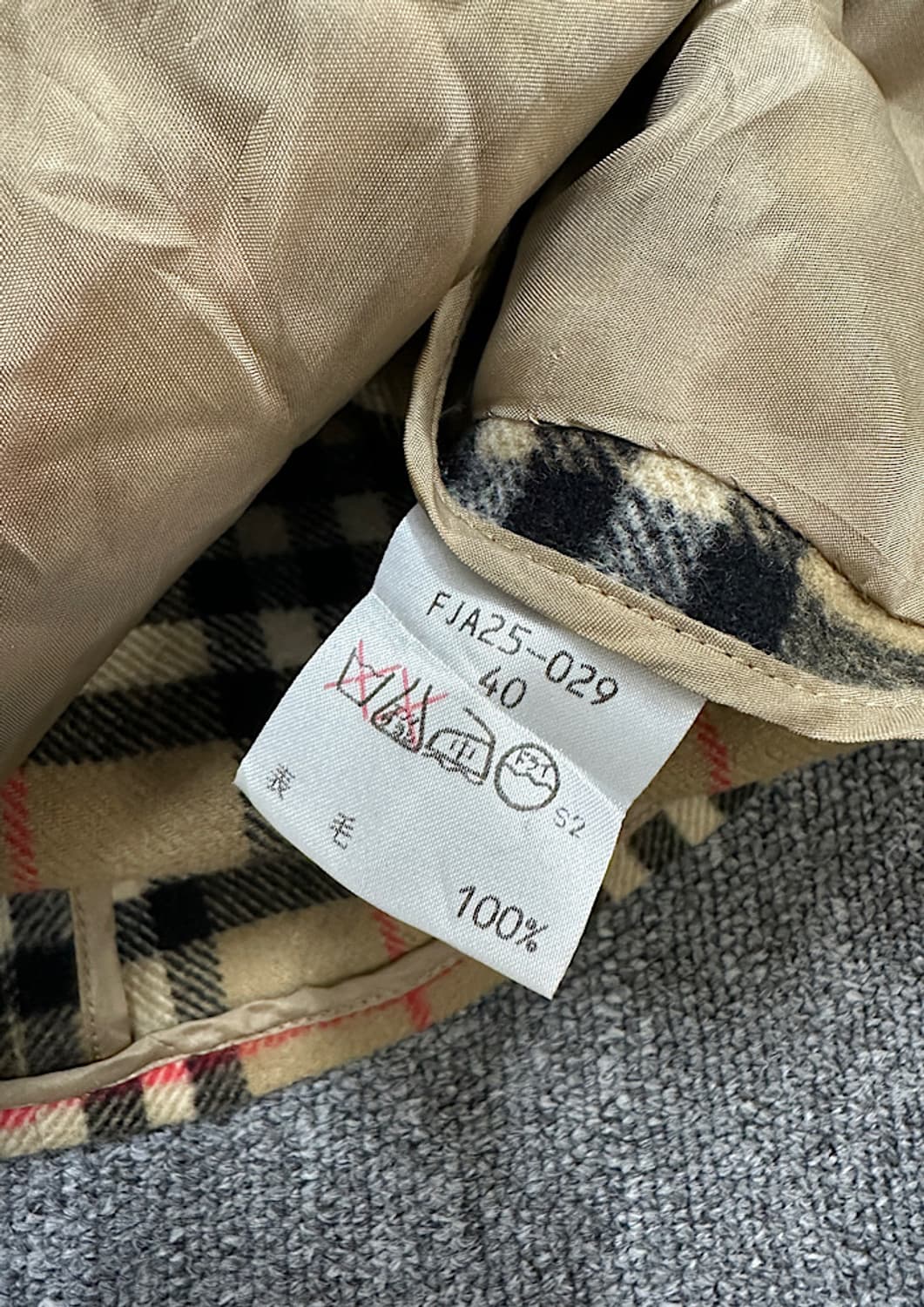 빈티지 버버리 코트  상품이미지7