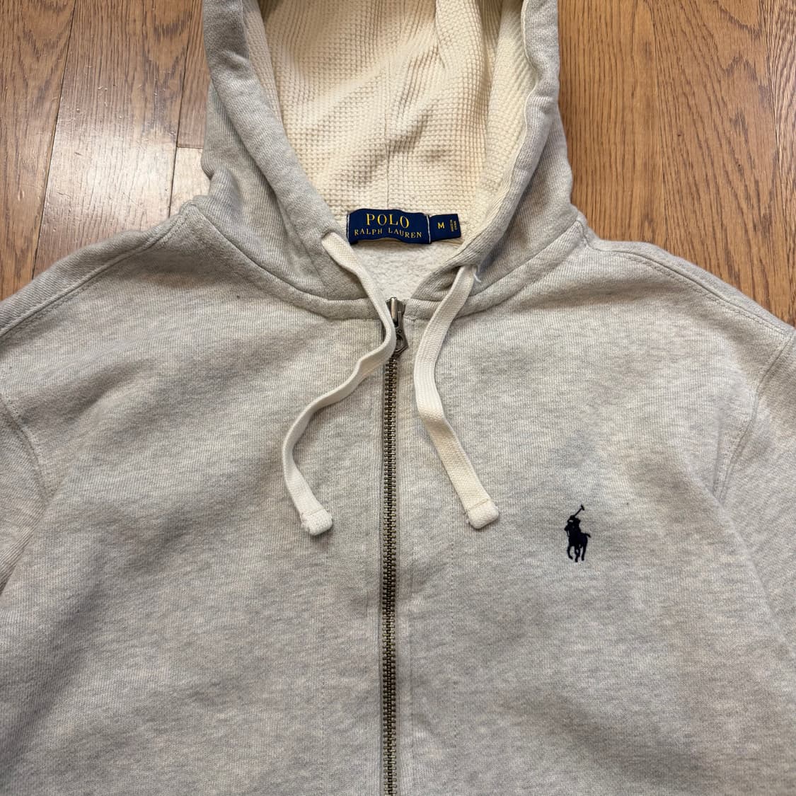 폴로 랄프로렌 써멀 그레이 후드집업  상품이미지2