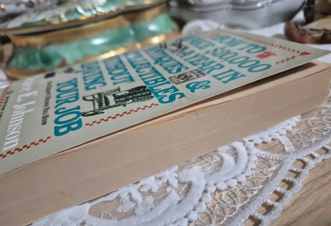 vintage)1980s 빈티지 앤티크 컬렉터블 돈 버는 방법 빈티지책 상품이미지4