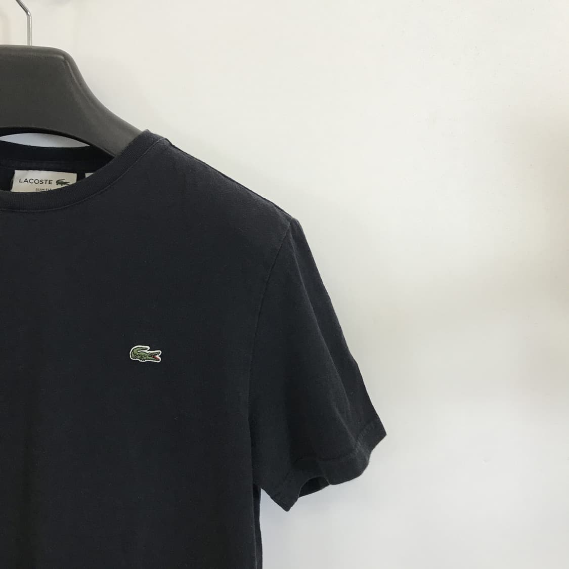라코스테 크록 반팔티셔츠 블랙[95] 상품이미지2