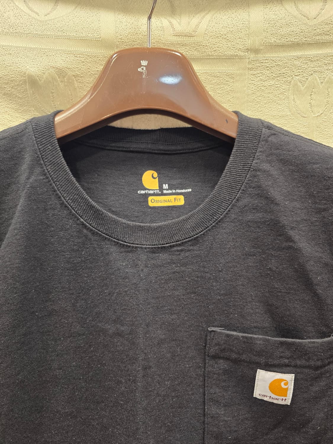 칼하트 K87 블랙 포켓 반팔티 M(95) 상품이미지2