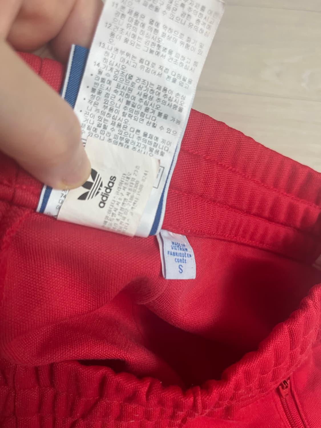 아디다스 유로파 트랙팬츠(블랙, 레드, 여성s) 상품이미지10