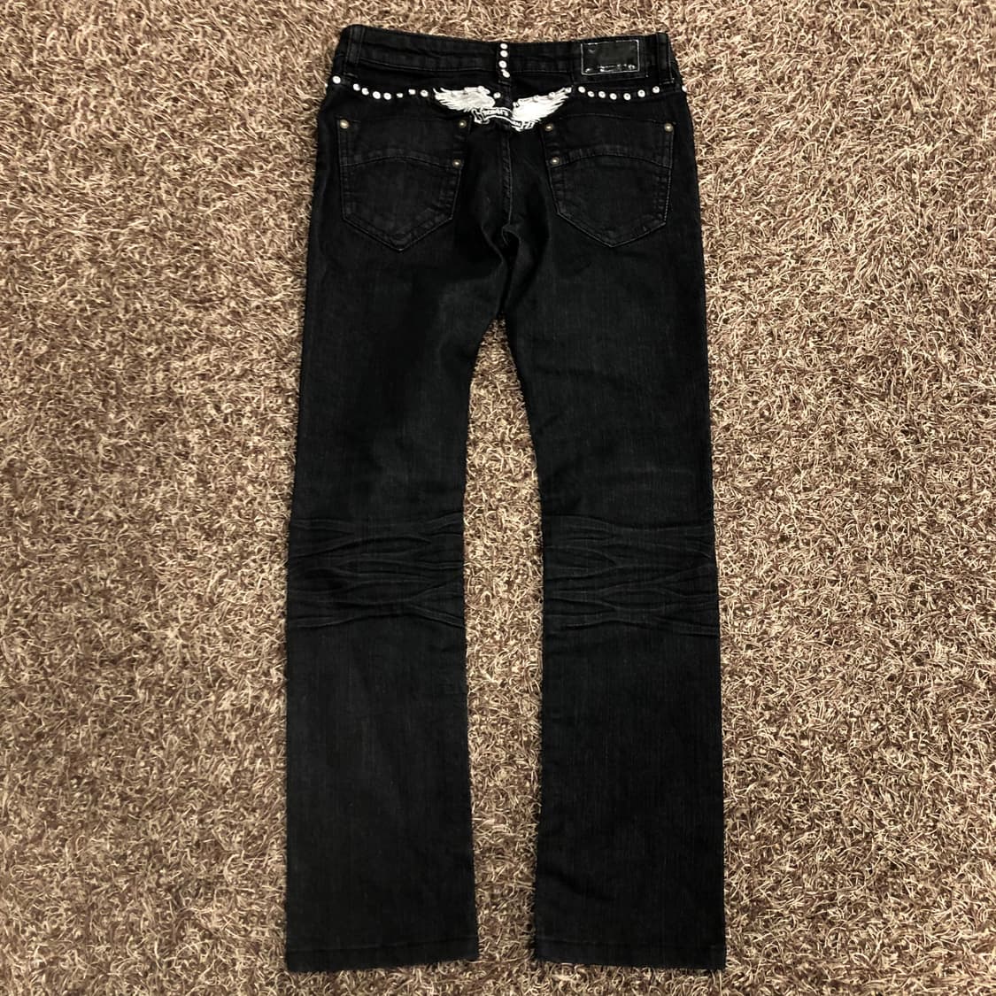 로빈스진 블랙 스키니진 데님 팬츠 상품이미지1