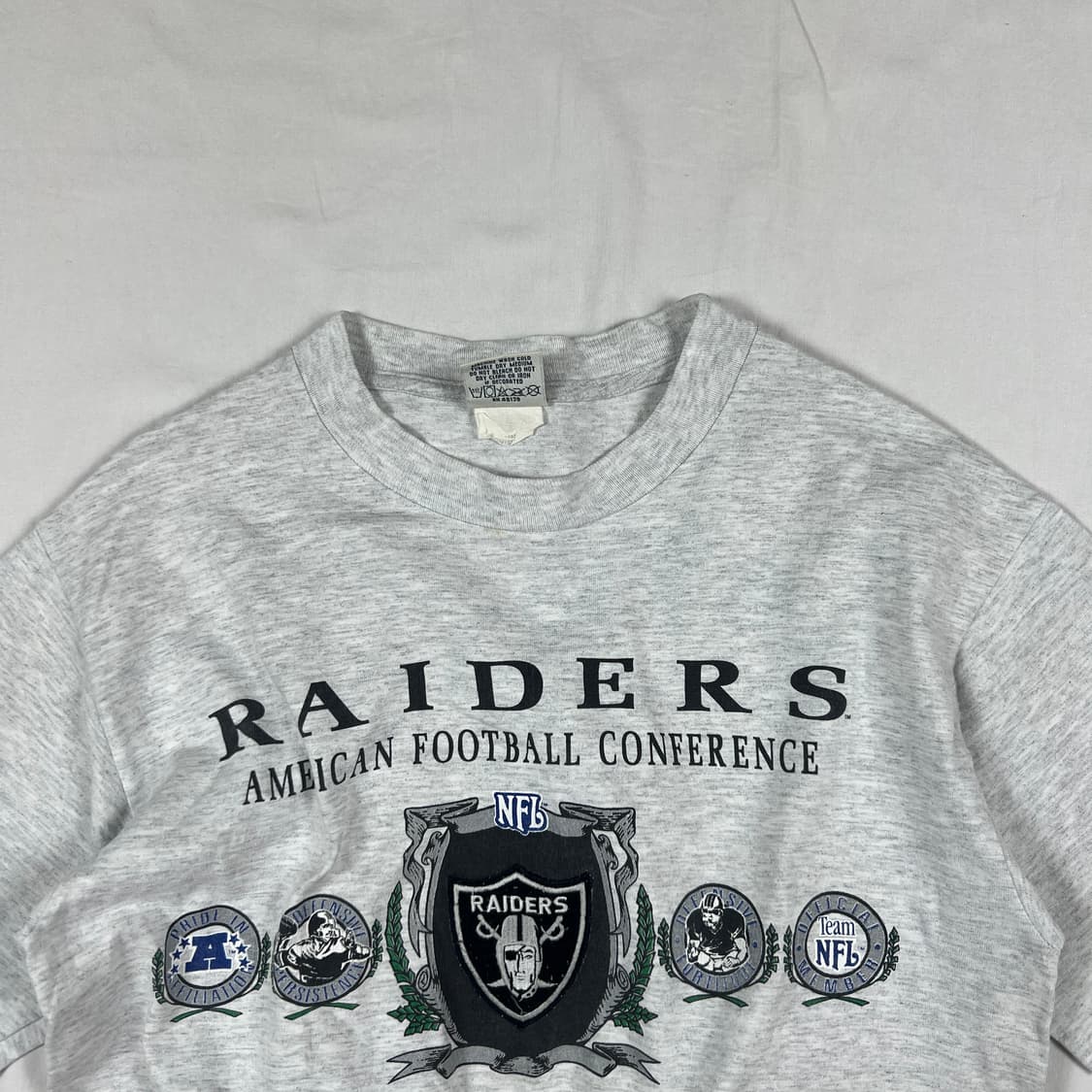 90’s nfl 레이더스 팀 프린트 반팔티 상품이미지2