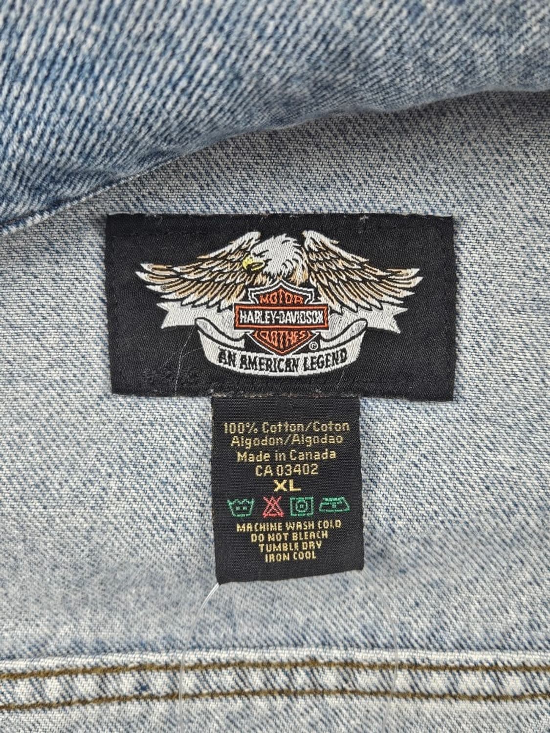 할리데이비슨 자수로고 데님 트러커 자켓 ( XL ) / 8160 상품이미지7
