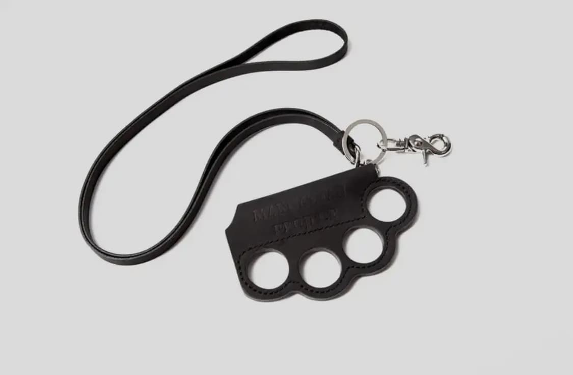 맨허튼프로젝트 리얼레더 소가죽 너클 라이터 스트랩 끈 키링 상품이미지1