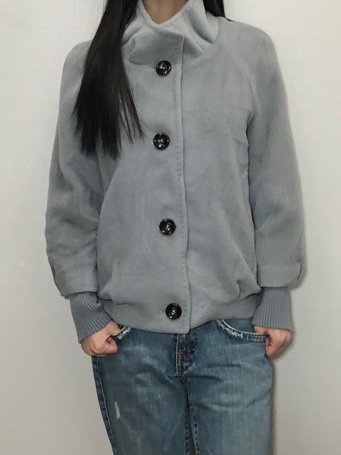 빈티지 그레이 울 자켓 상품이미지2