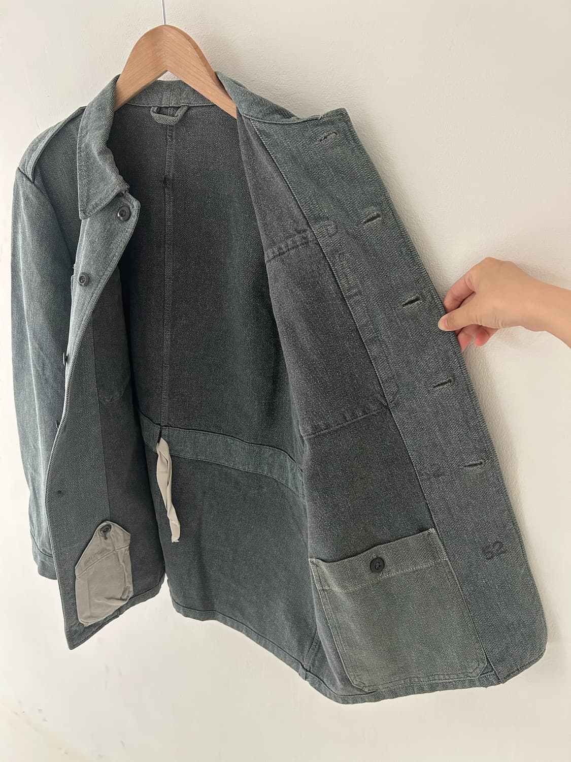 50-60's Swiss army denim Fatigue  Jacket 상품이미지9