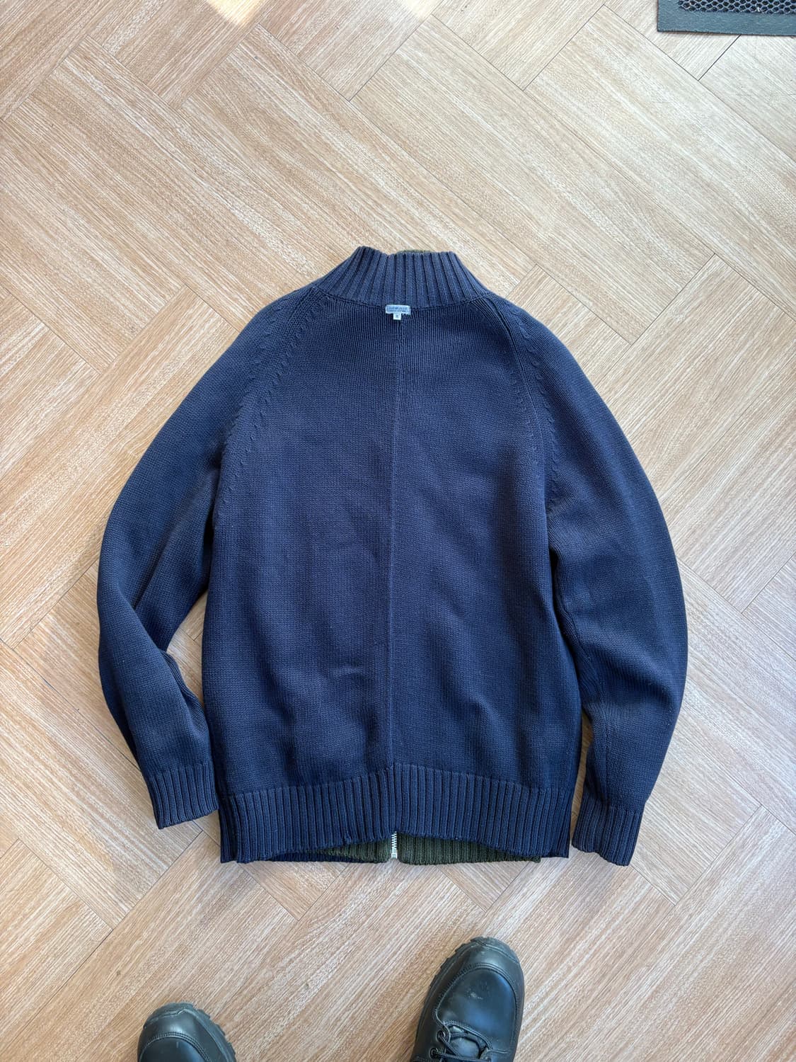 유나이티드애로우즈 블루라벨 리버시블 니트집업 상품이미지5