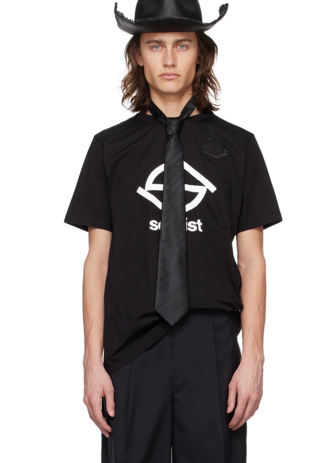 타카히로미야시타 더 솔로이스트 블랙 엠블럼 티셔츠 상품이미지1