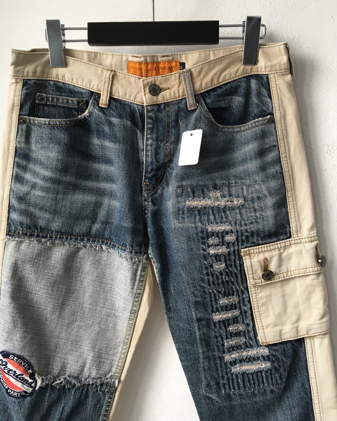 Damage pocket patch point denim pants 상품이미지6