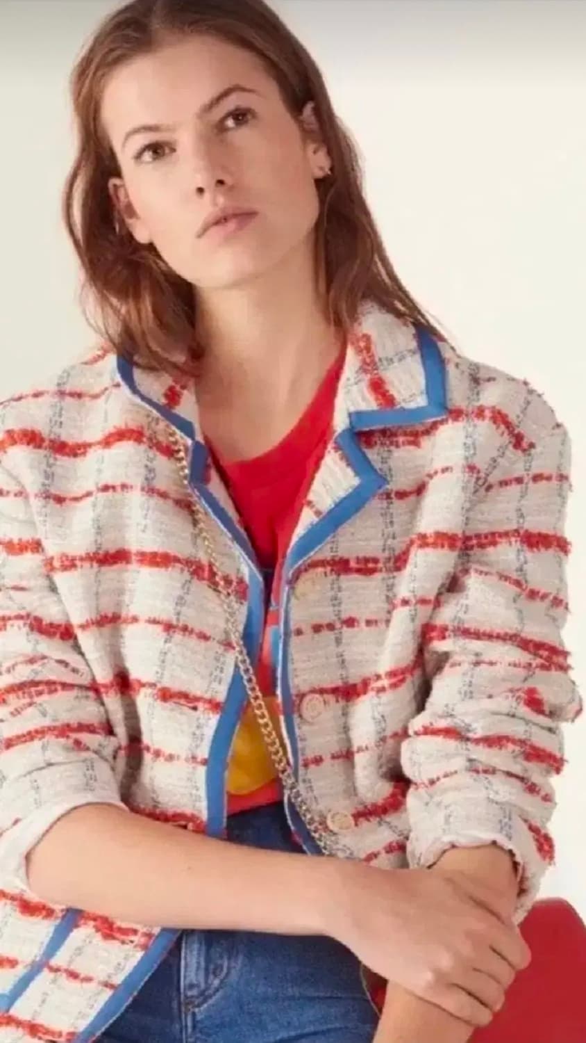 Sandro 산드로 트위드 자켓 ~55 상품이미지9