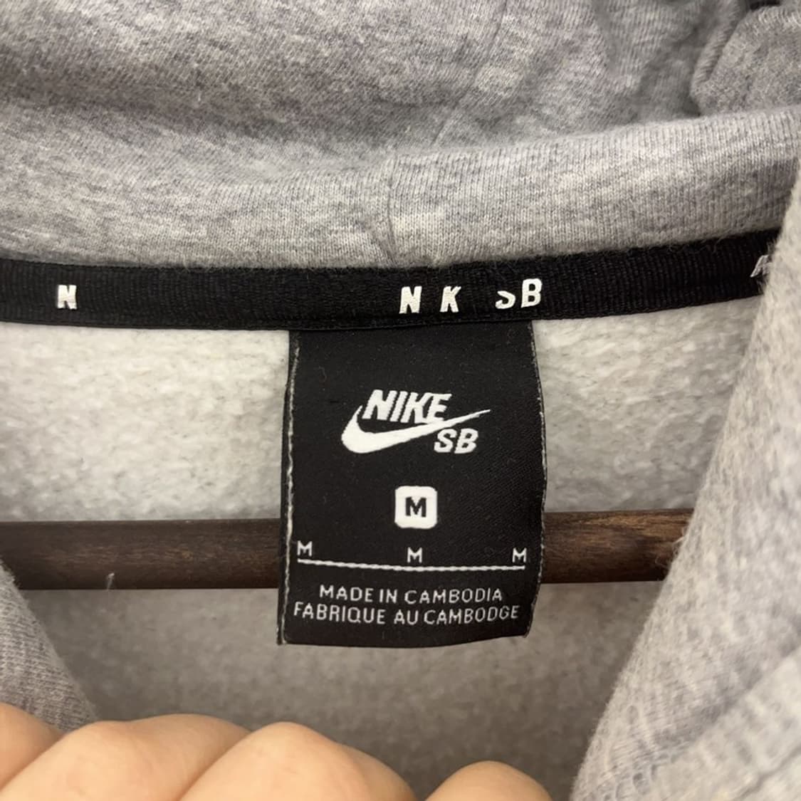 나이키SB 올드스쿨 프린팅 오버핏 약기모 후드티 M C07802 상품이미지5