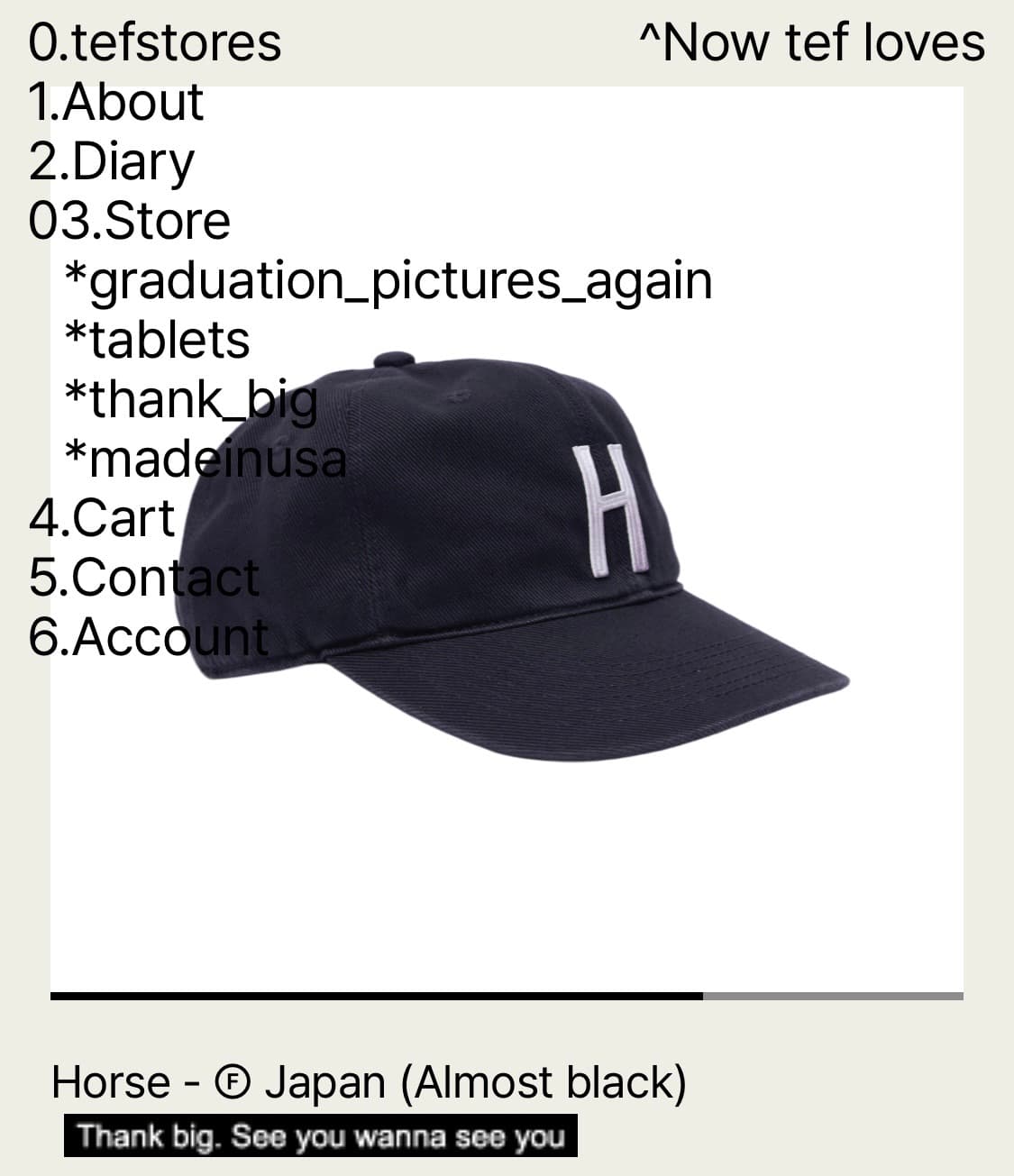 테프스토어 tefstores / Horse / M 사이즈 상품이미지4