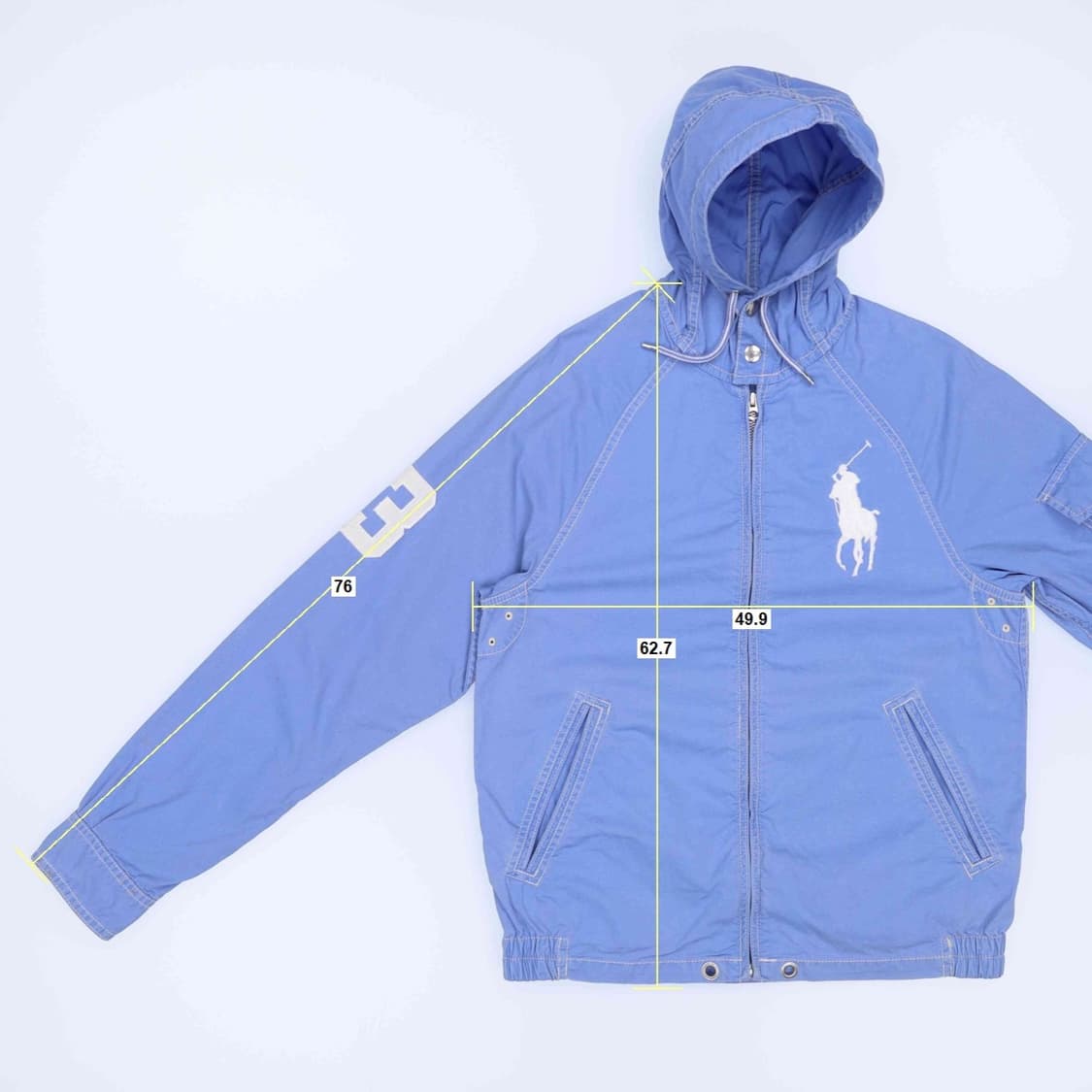 [S] 폴로 빈티지 가먼트다잉 치프키프 후드 코튼 자켓 3827 상품이미지10