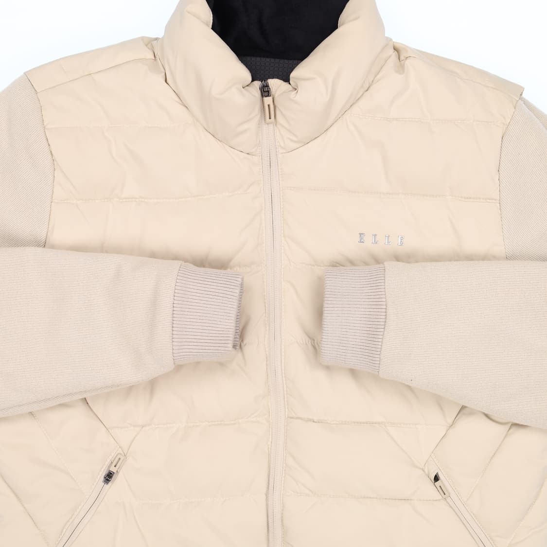 [100] 신형 엘르 남성 골프 방풍 니트 패딩 점퍼 자켓 N7090 상품이미지3