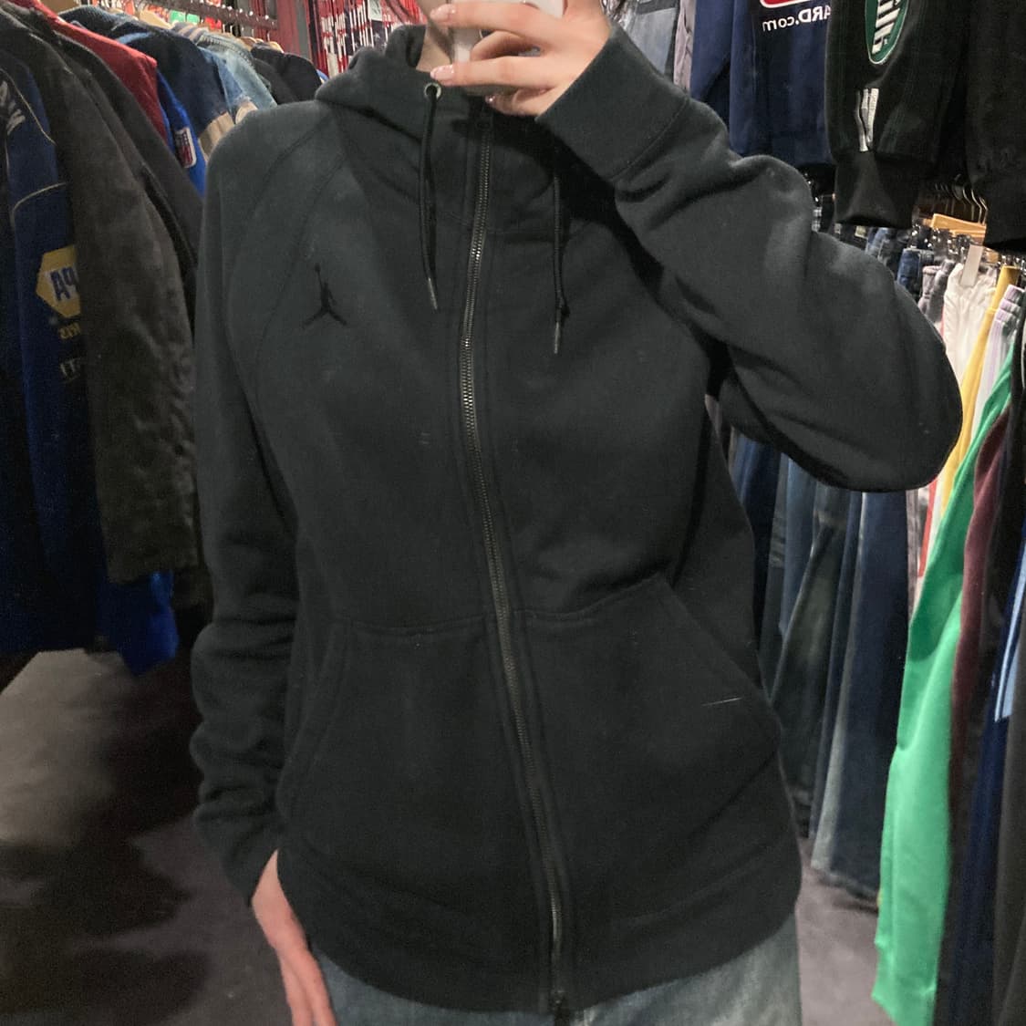 [IM] Jordan 조던 후드 집업 블랙 상품이미지2
