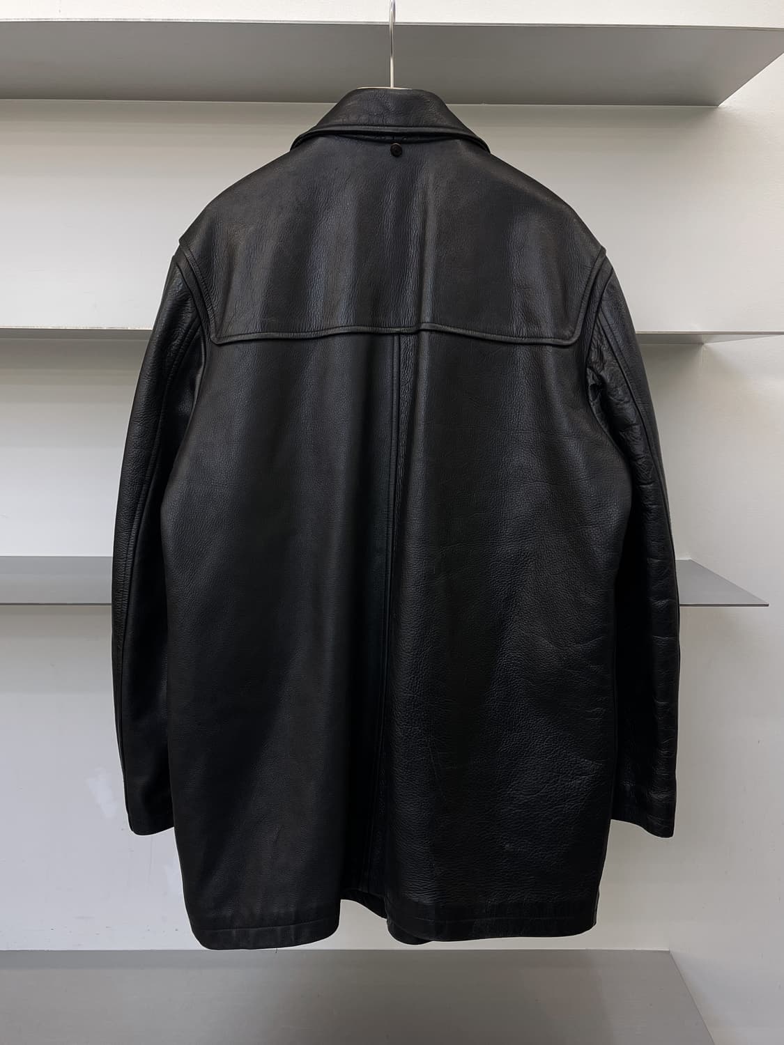 에디바우어 카우 레더 버클 코트 상품이미지4