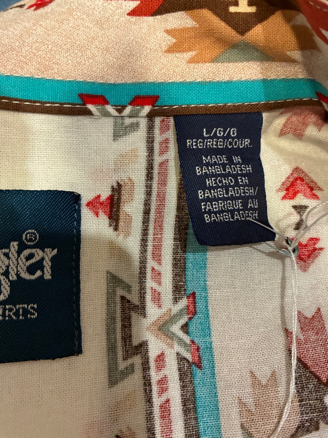 Vintage Wrangler Western Pattern Shirt 상품이미지7