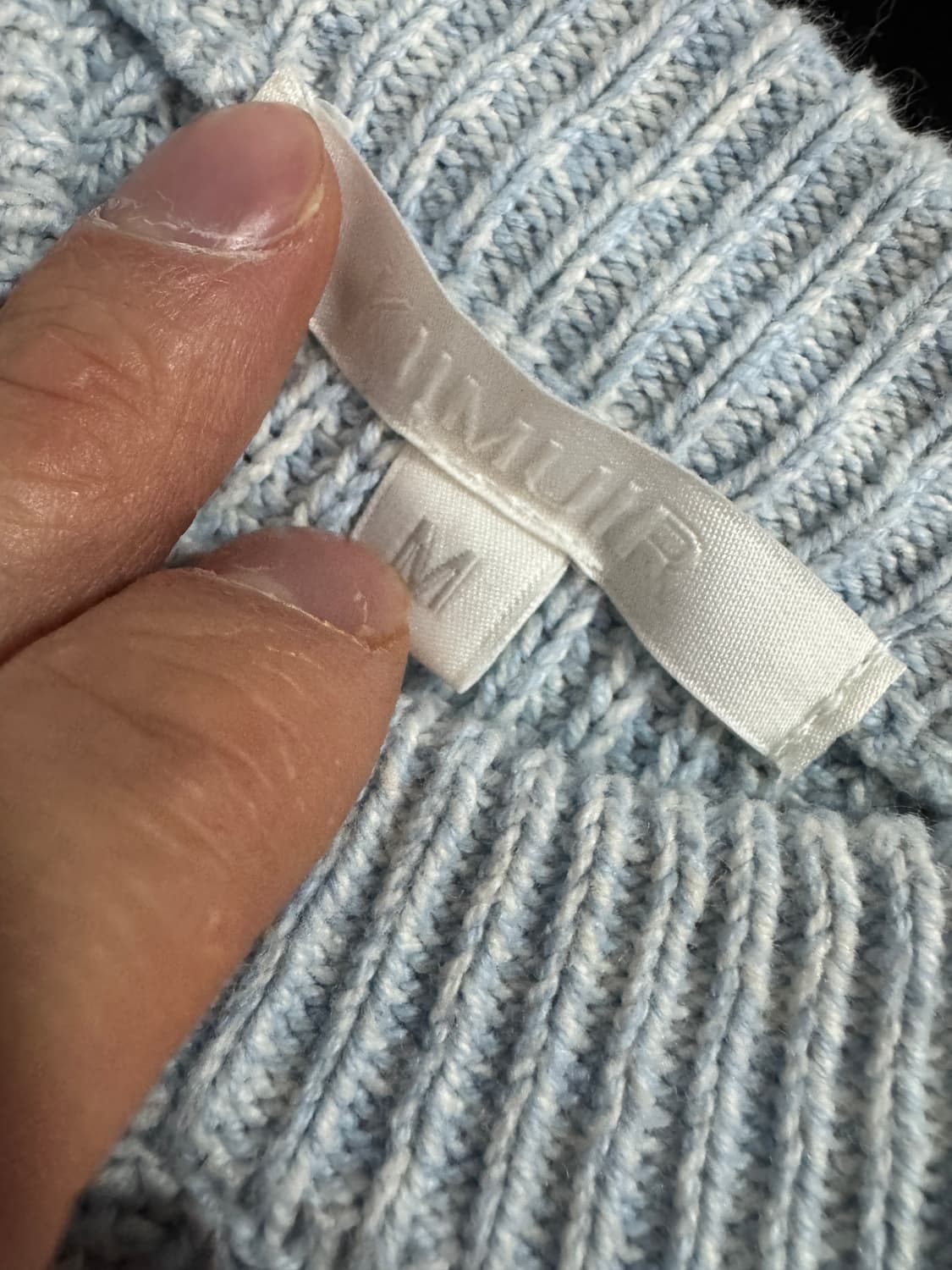 키뮤어 워셔블 오버핏 풀오버 솜사탕 니트 상품이미지3