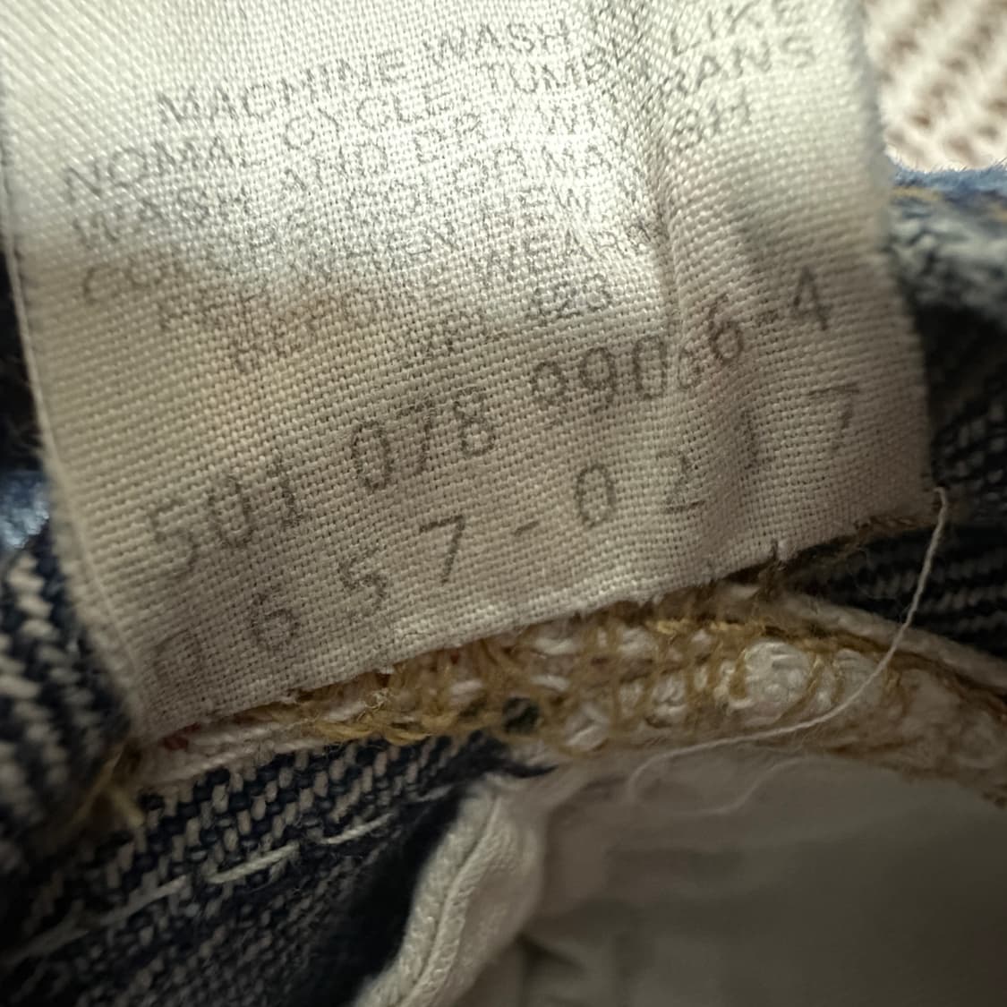 LEVI'S 501XX 80's usamade selvedge jeans 상품이미지7