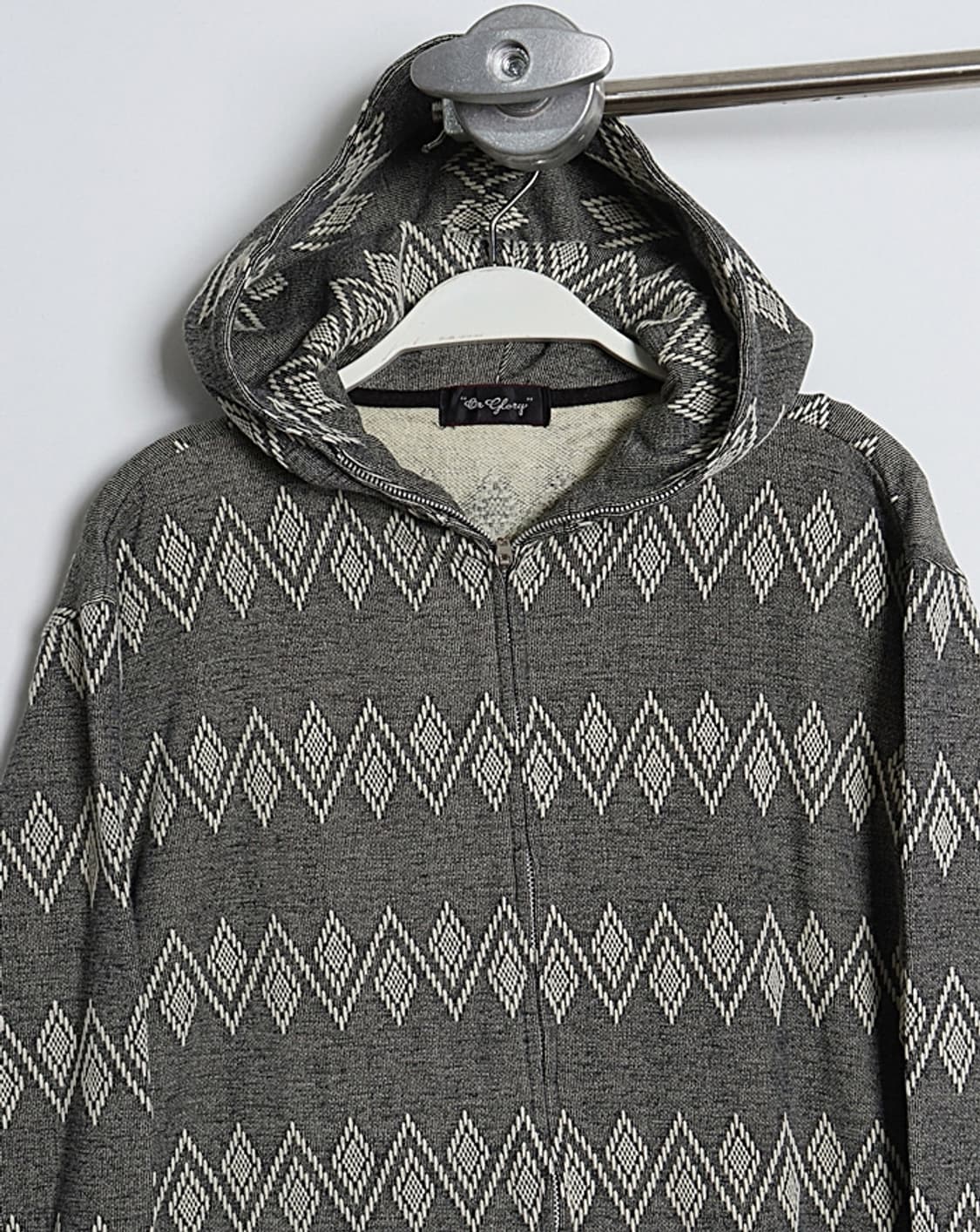  "Or glory" Pattern Zip Hoodie 상품이미지2