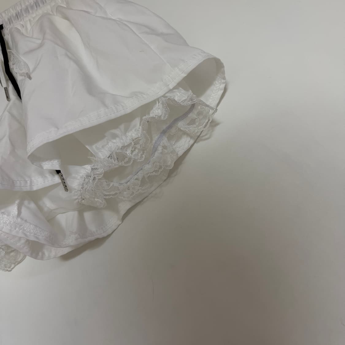 새상품 여자 레이스 레이어드 반바지 XS 상품이미지2