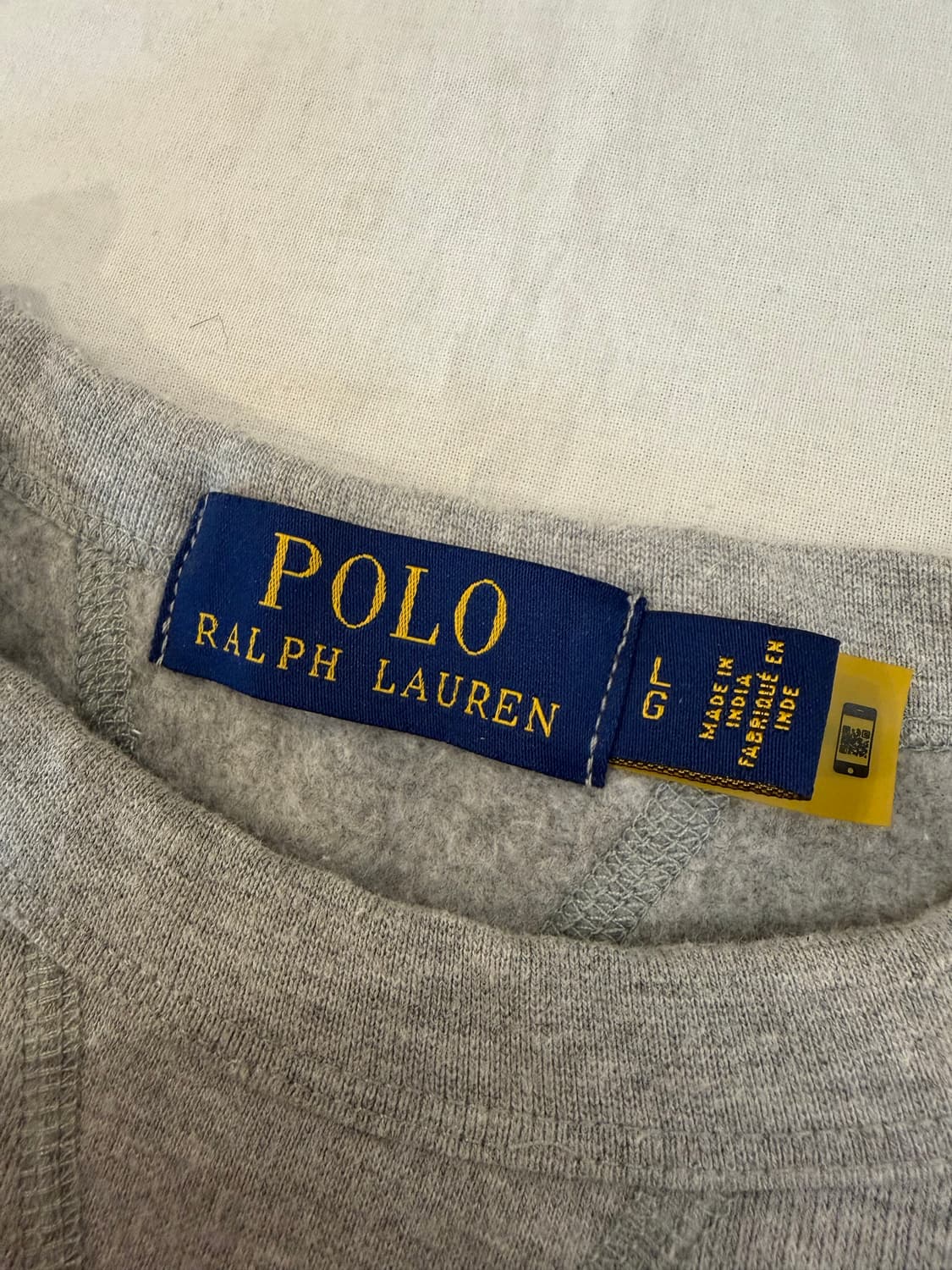 최신형) 폴로 랄프로렌 맨투맨 스웻셔츠 그레이 상품이미지4