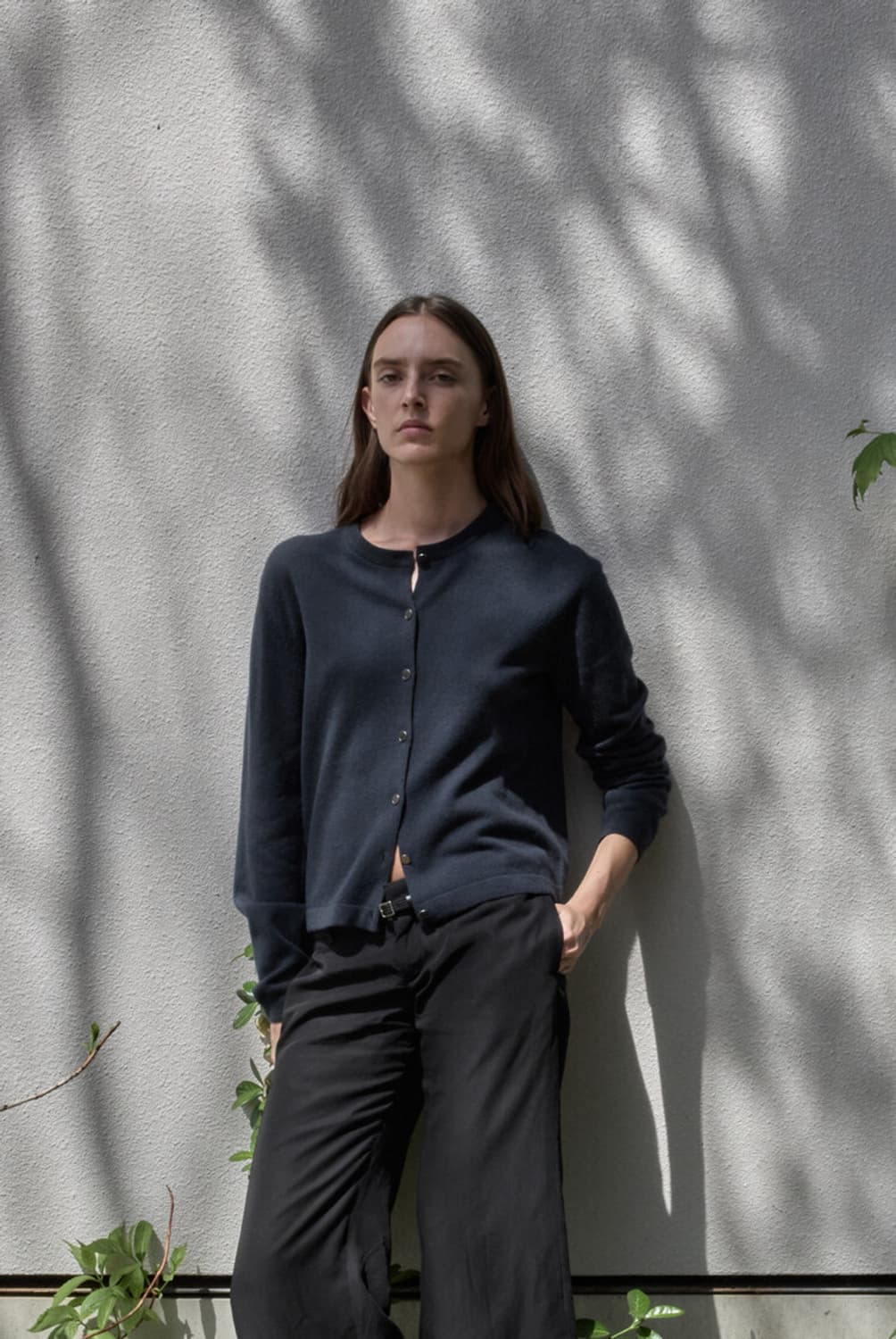 (2) mudule short knit cardigan night 상품이미지1