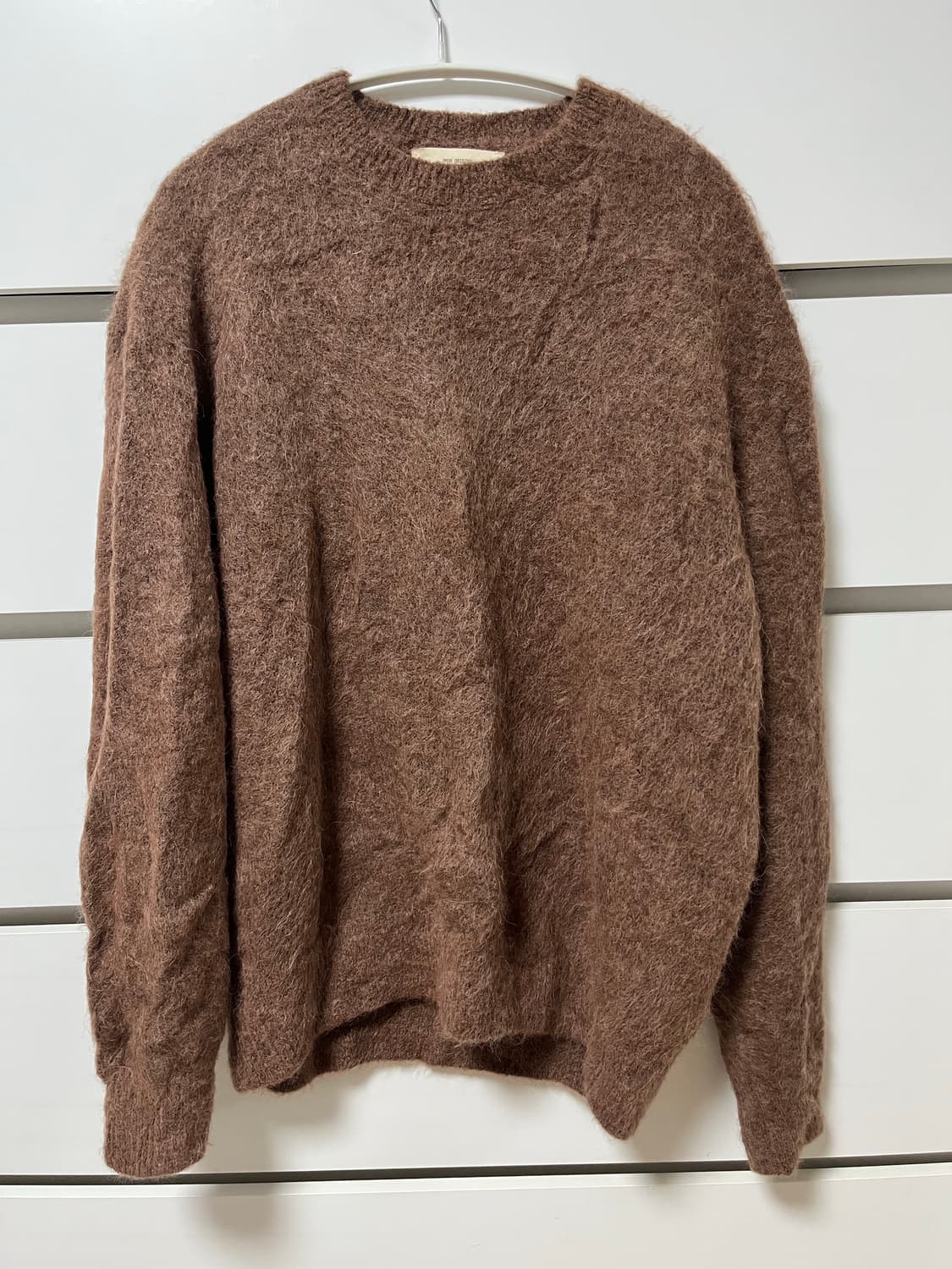 자라 오리진 브라운 모헤어 니트 상품이미지2