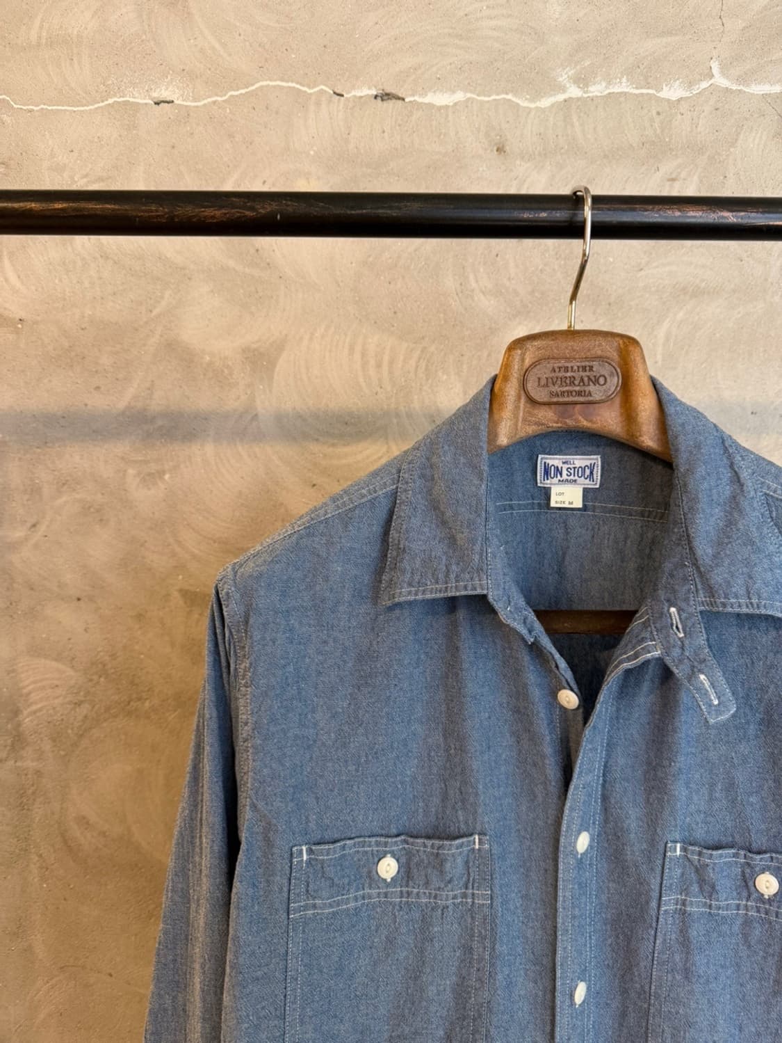 NON-STOCK 샴브레이 셔츠 100 상품이미지2