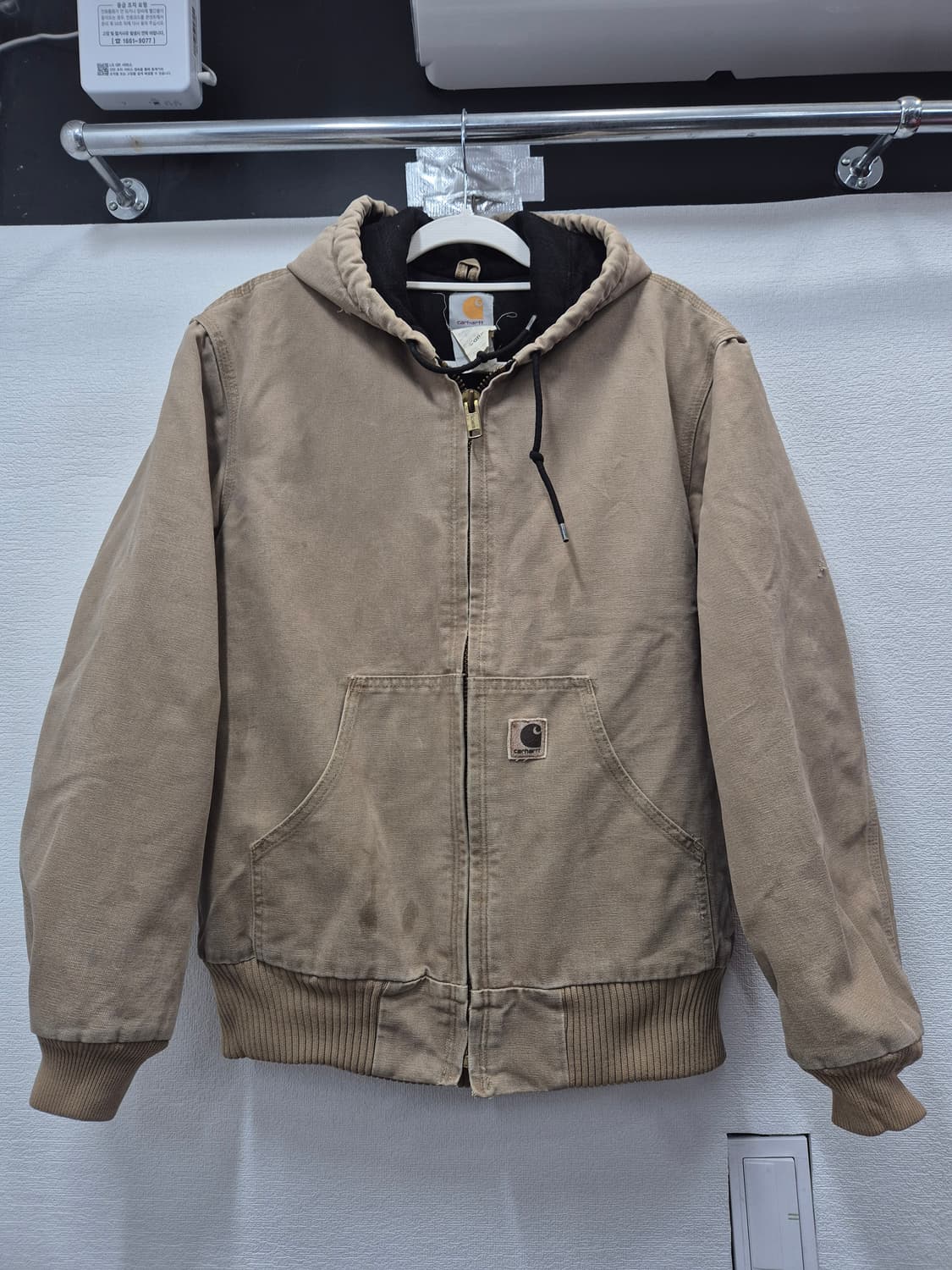 칼하트 액티브 J 130 자켓 카멜 샌드스톤 / 100~105 (정품) 상품이미지3