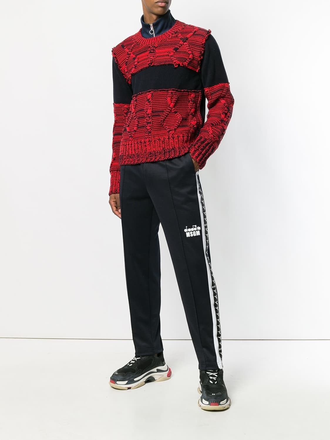 msgm x 디아도라 사이드로고 트레이닝팬츠 상품이미지6