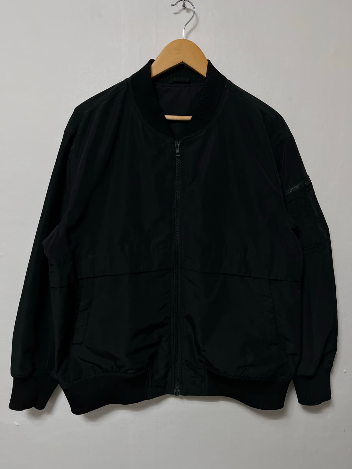 100 TOPTEN 루즈핏 Ma-1 블루종 항공점퍼 자켓 정품 상품이미지1