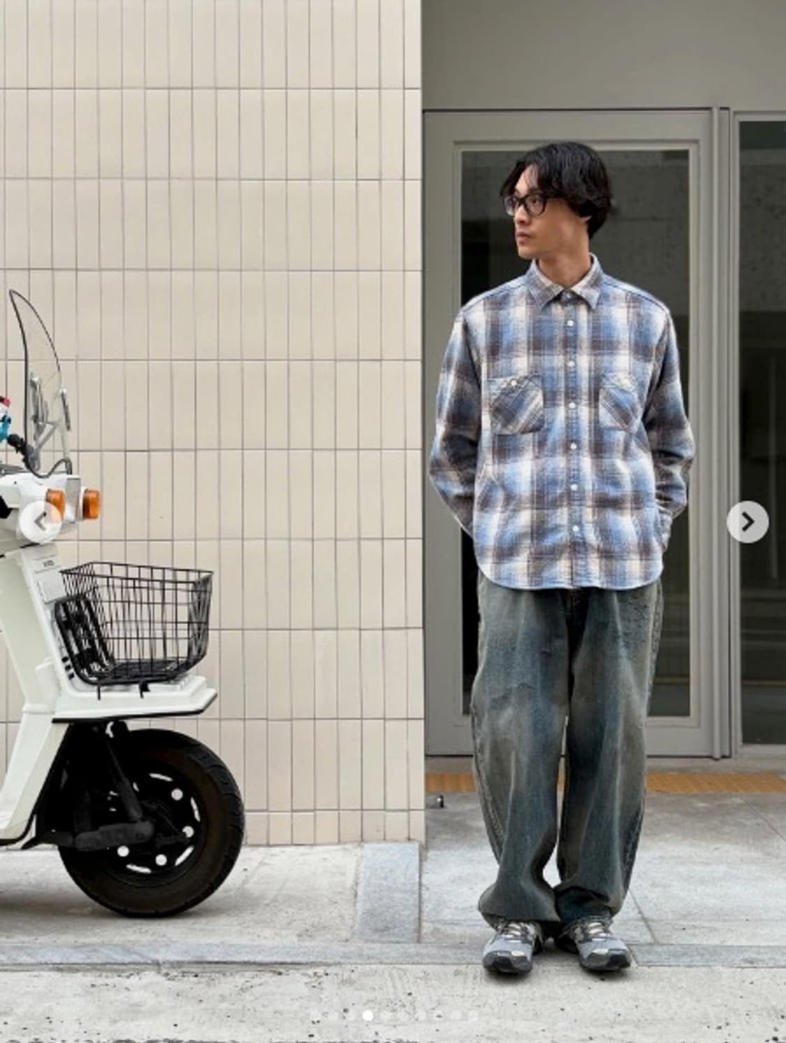 [46]cantate rough 플란넬 셔츠 칸타테 상품이미지1