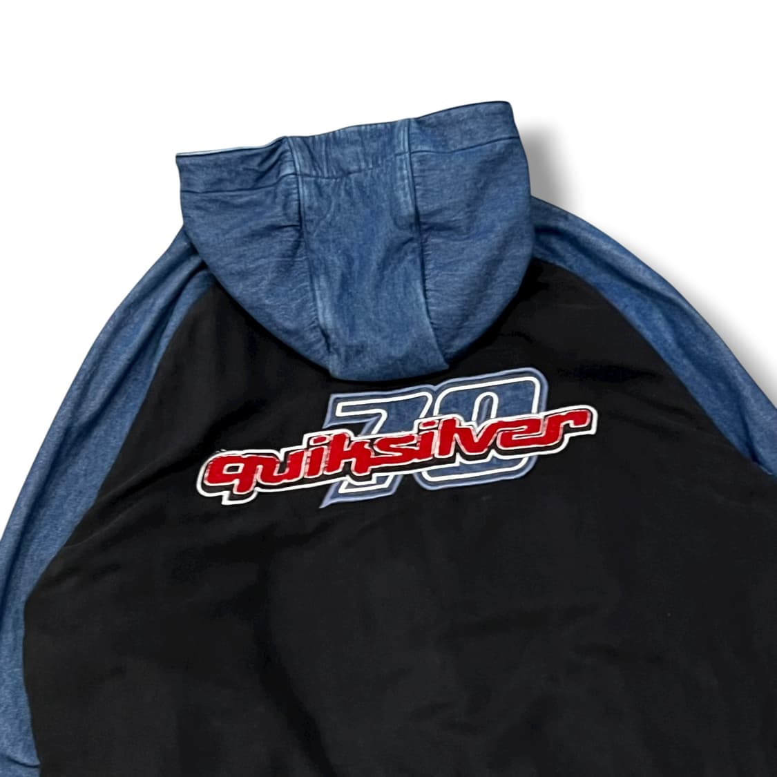 퀵실버 데님 배색 후드 집업 y14027 상품이미지6