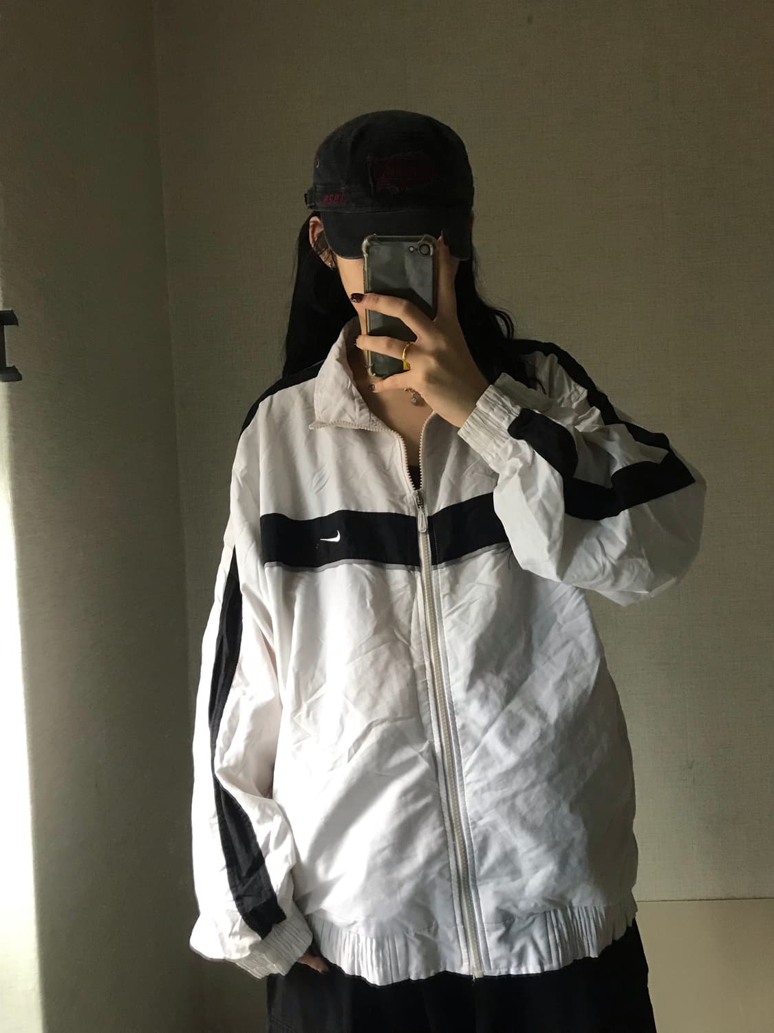 나이키 00s 흰검 바람막이 상품이미지4