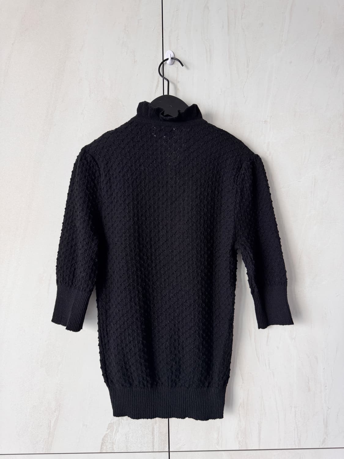 새상품 GANNI 블랙 니트 탑 XXS(44사이즈,55가능) 상품이미지4