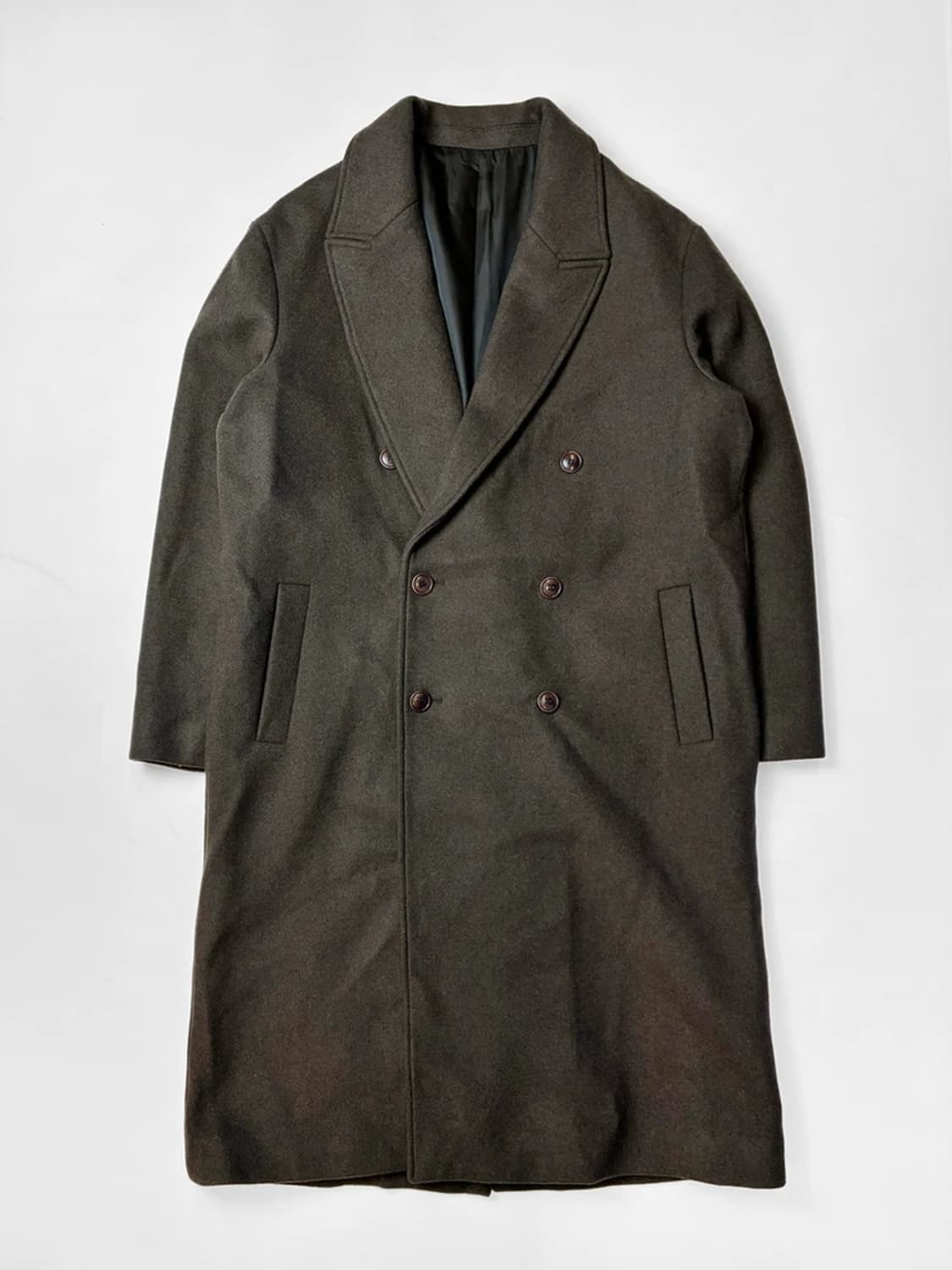 쿠어 COOR MTR 오버핏 캐시미어 블렌드 더블 롱 코트 PN5586 상품이미지1