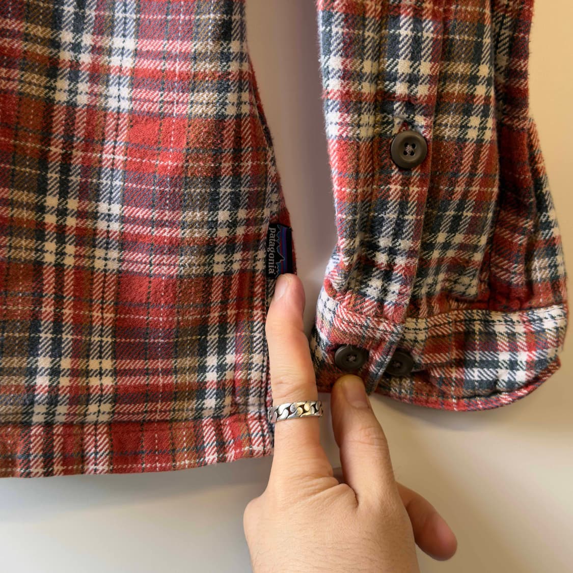 파타고니아 오가닉 코튼 체크 셔츠 상품이미지3