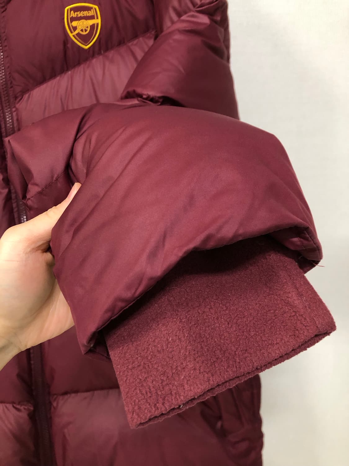 나이키 x 아스날 축구 덕다운 숏패딩 105(L) _ 버건디 상품이미지6
