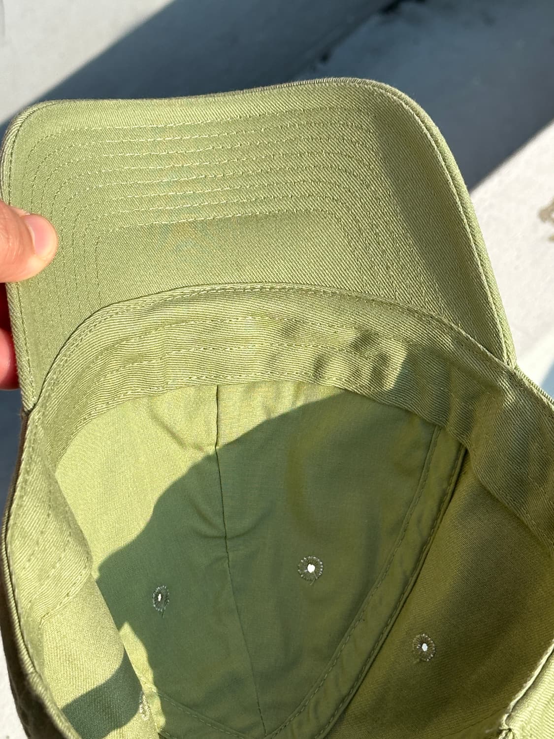 [F] 나이키 로고 헤리티지86 퓨추라 오일그린 볼캡 모자 상품이미지5