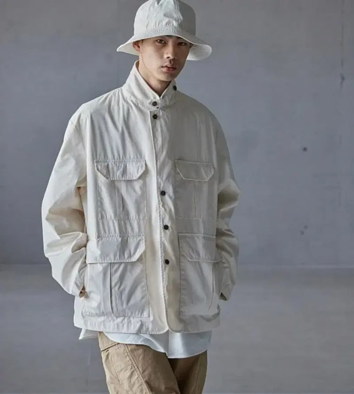 나나미카 노스페이스 퍼플라벨 캡슐 컬렉션 아이보리 자켓 상품이미지1