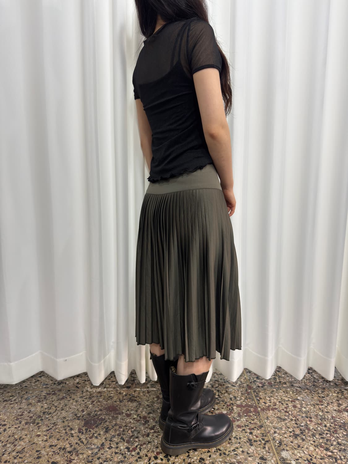 uniqlo pleats skirt 상품이미지3