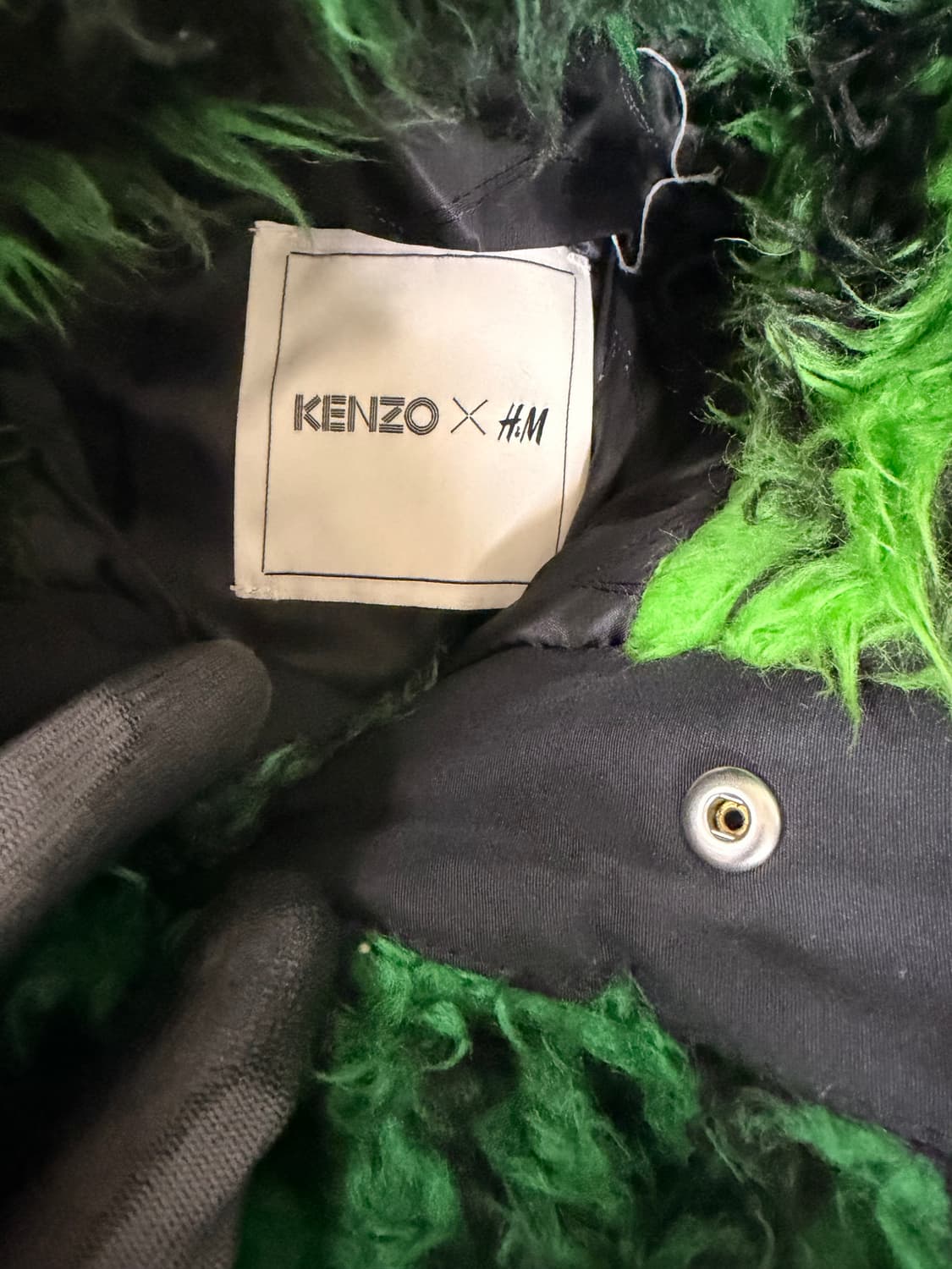 Kenzo H&M 콜라보 페이크퍼 풀오버 상품이미지2