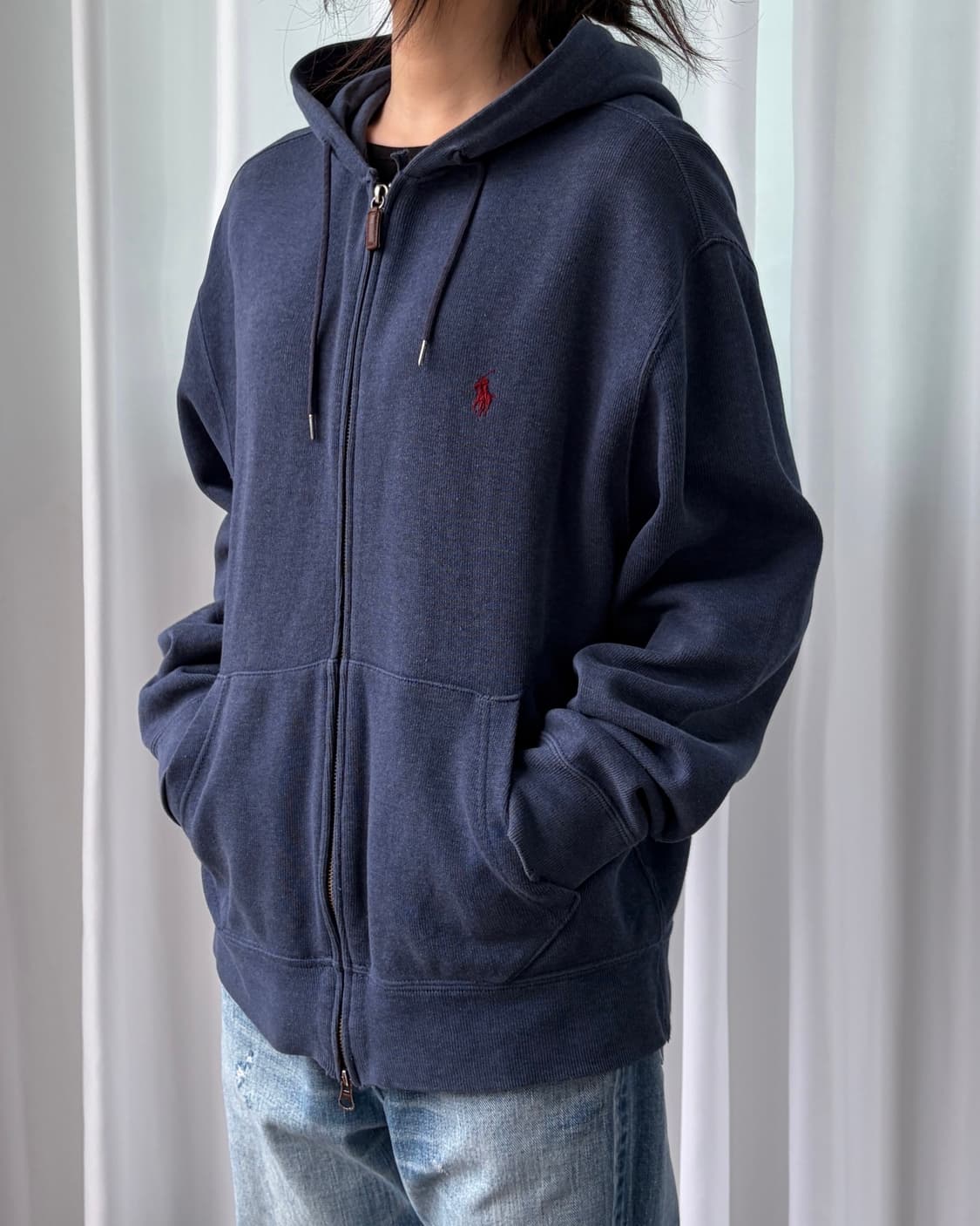 [L]폴로 랄프로렌 투웨이 코튼 후드집업 상품이미지1