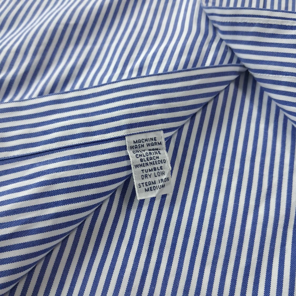 CK566 XL 폴로 90s 홍콩판 네이비 스트라이프 셔츠 남방 상품이미지5