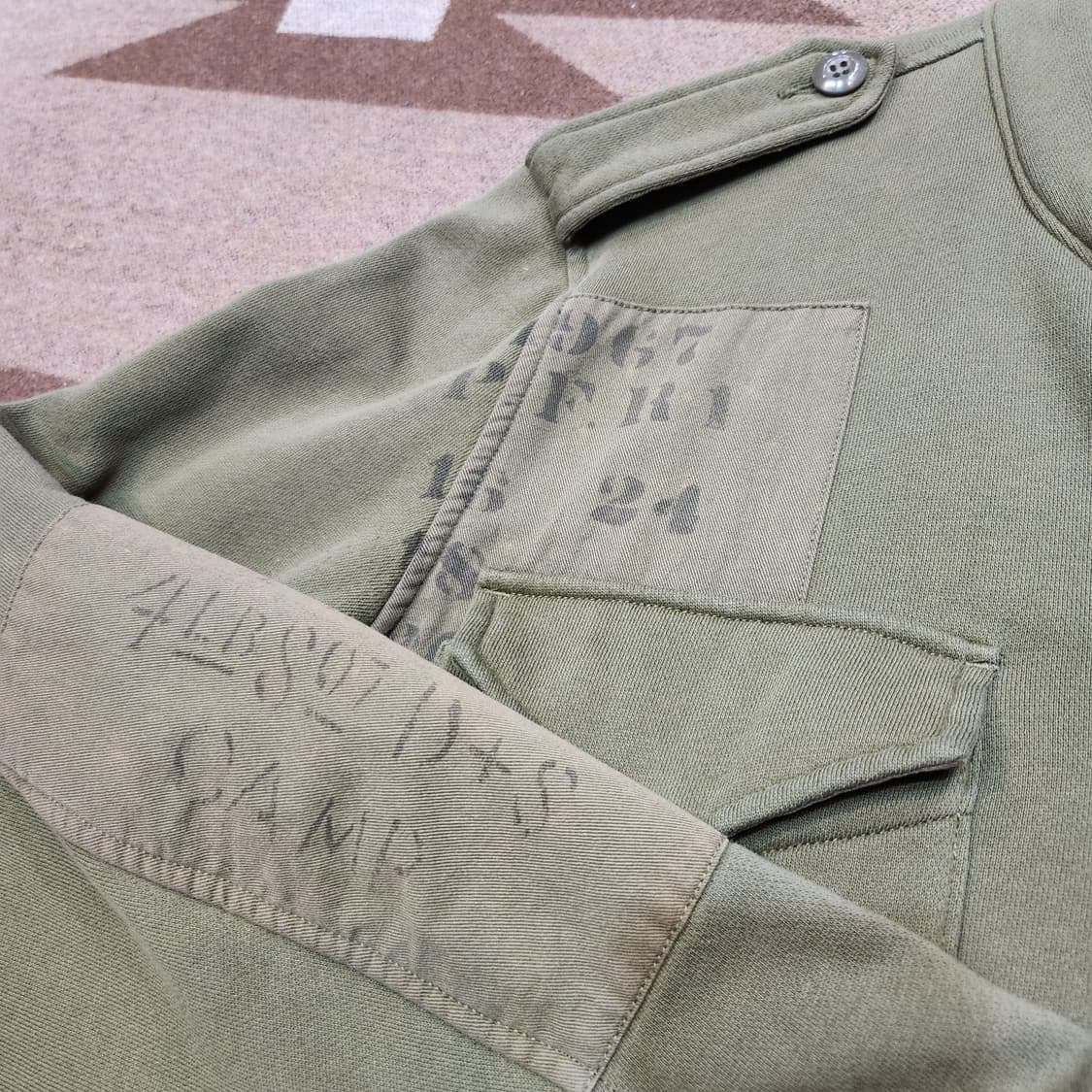 폴로 데님앤서플라이 스웻 M-65 필드 자켓 L 성조기 상품이미지5