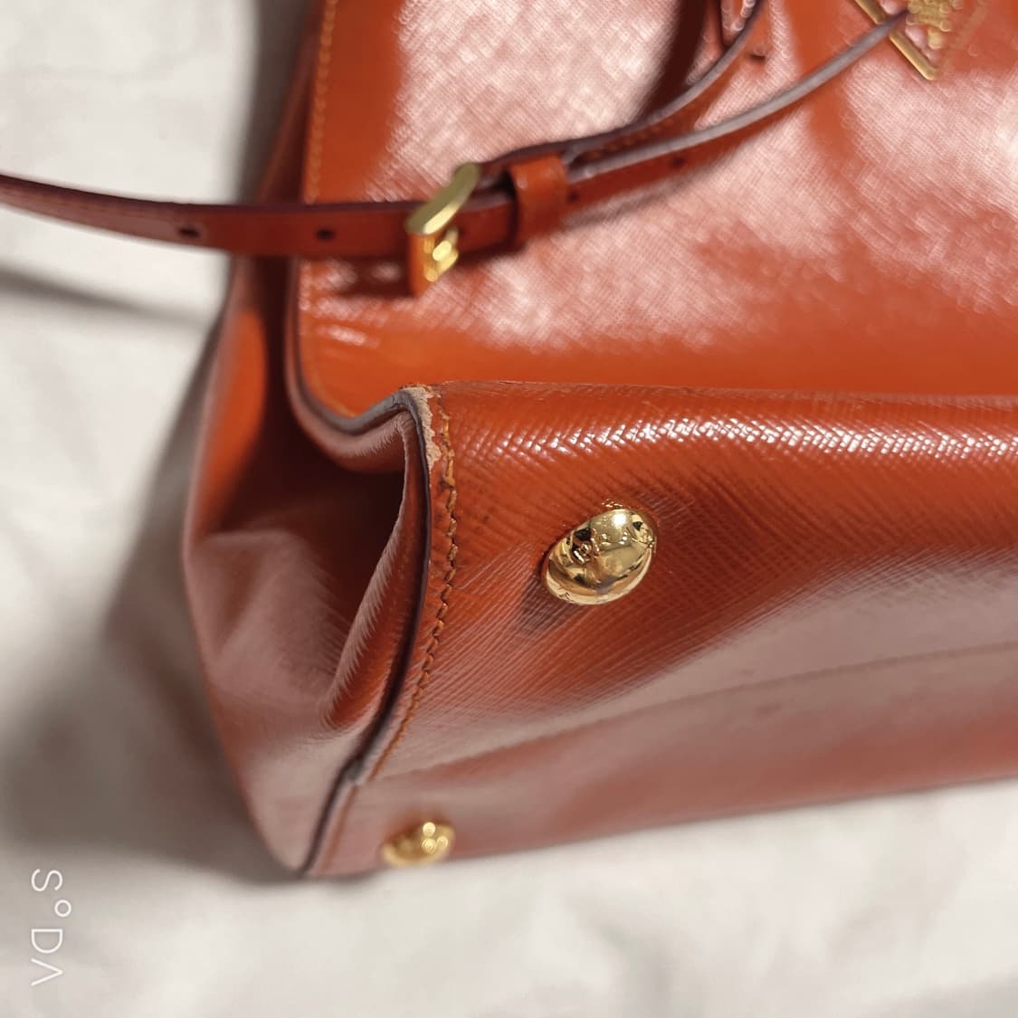 프라다 오렌지 사피아노 토트겸 크로스백 상품이미지4